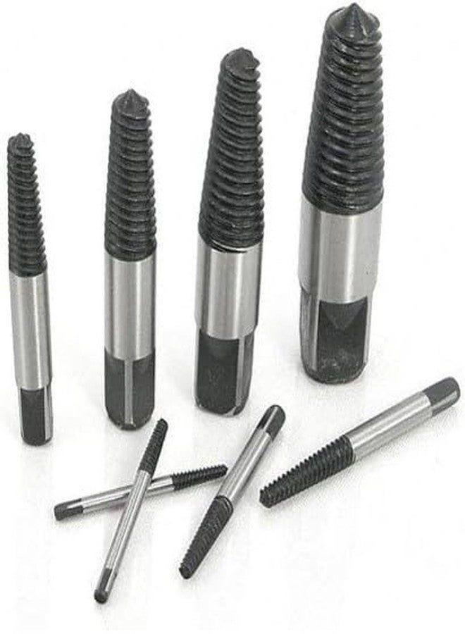 ILIKA Damaged Screw Extractor Breakage Bolt Extractor Drill Bits Guide Set Broken Easy Out Fastener Kit | Damaged Broken Screws Extractor Removal Tool (Pack of 8) - Image 5